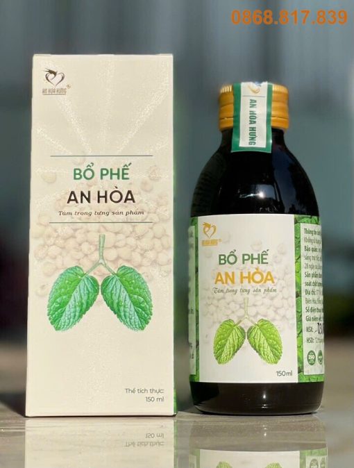 Bổ phế An Hòa dạng siro 150ml