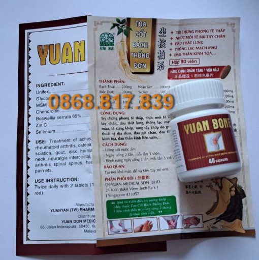 Yuan Bone viên uống bổ khớp