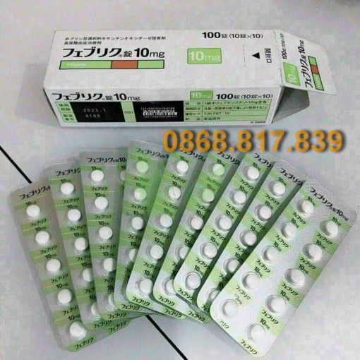 Viên uống gout Nhật Feburic Tablet 10mg