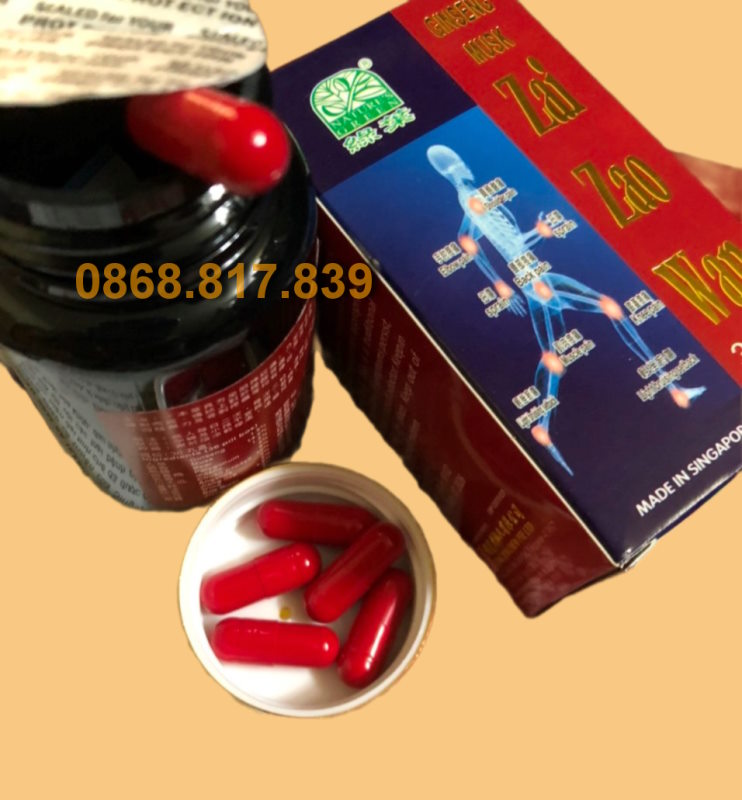 Ginseng Musk Zai Zao Wan Nhân Sâm Xạ Hương Tái Tạo Hoàn