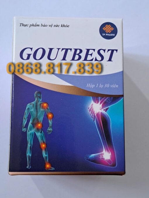 Viên uống Goutbest hỗ trợ bệnh gout