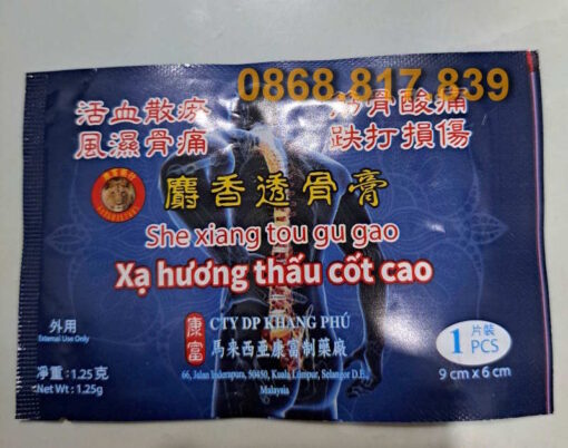 Cao dán Xạ Hương Thấu Cốt Cao