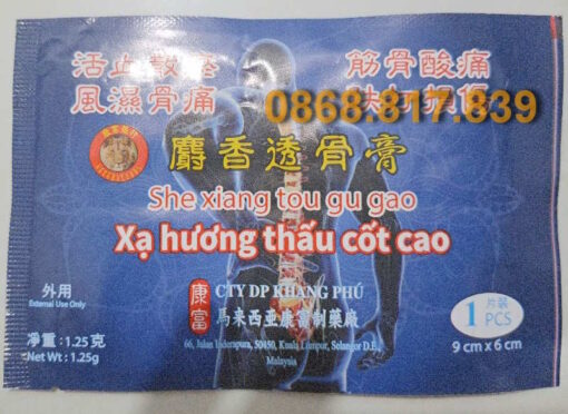 Cao dán Xạ Hương Thấu Cốt Cao