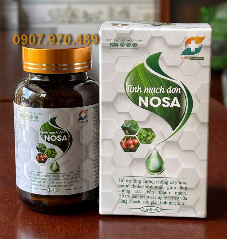 Tĩnh Mạch Đơn NOSA hộp 30 viên chính hãng